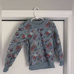 Kidsyard Greenland Rocket Print Sweatshirt